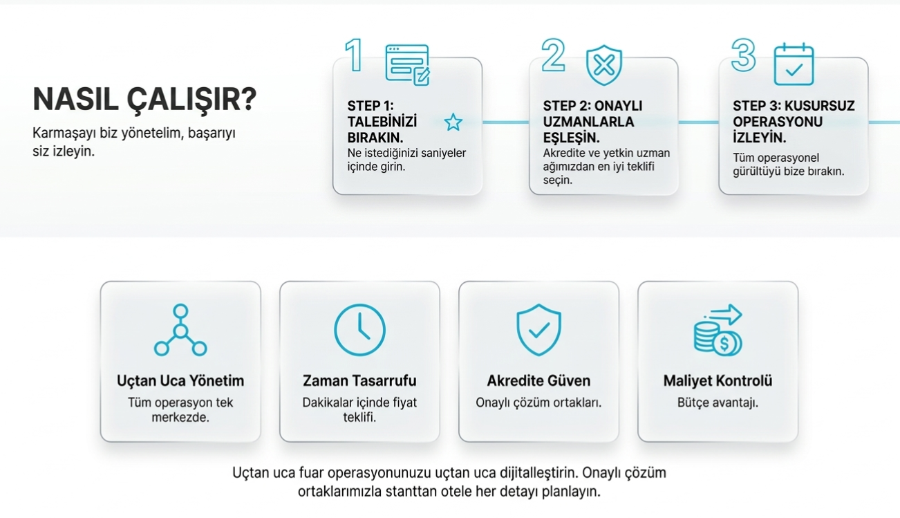 Xpomatch Fuar Operasyonu İnfografik